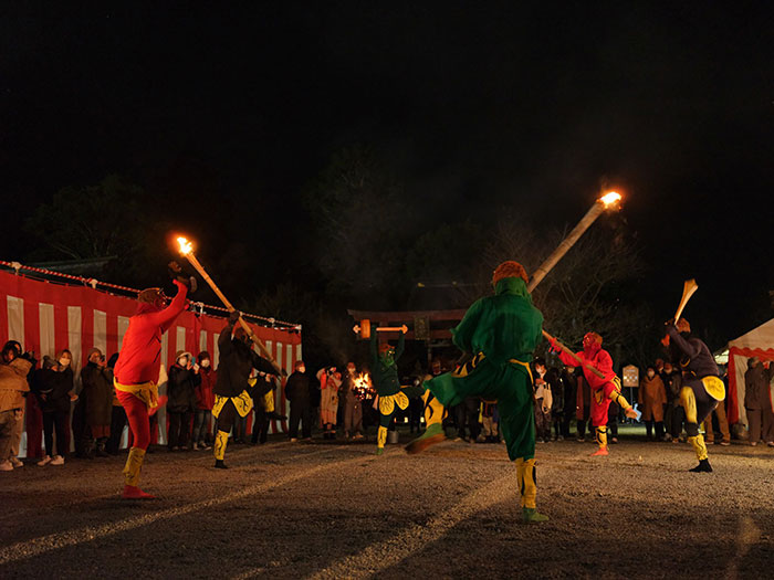 鬼の前夜祭in吉野山