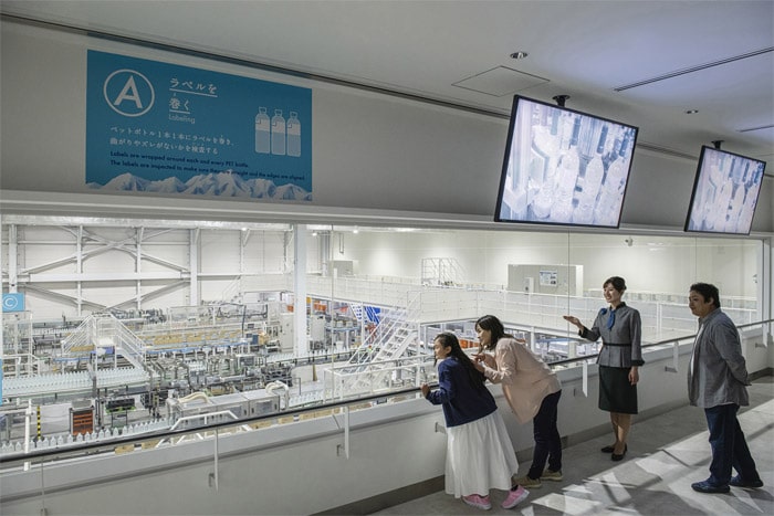サントリー天然水南アルプス白州工場ガイドツアー