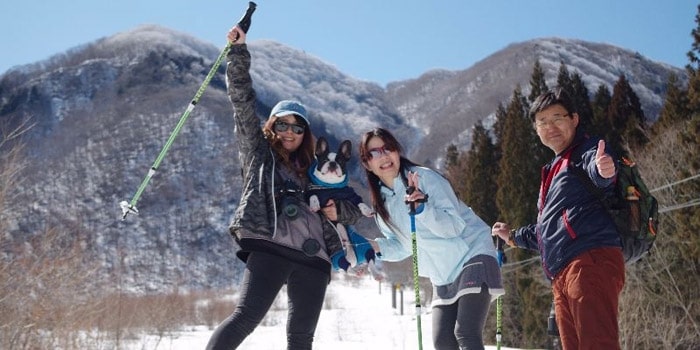 愛犬と雪遊び～スノードッグデビュー