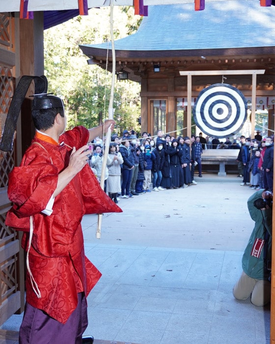 穗髙神社　奉射祭