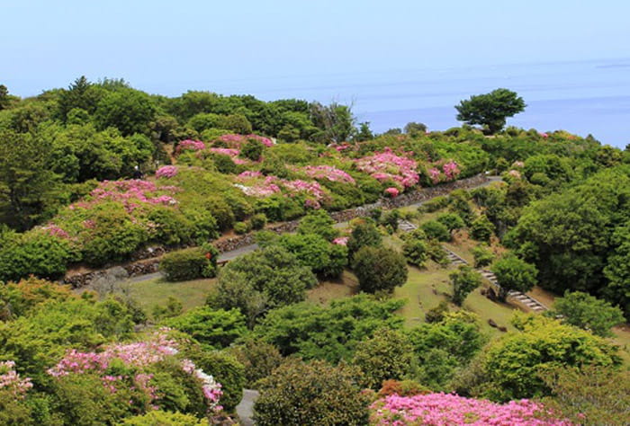 朝熊山頂展望台